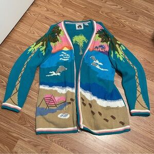 Handknits by Storybook Knits Beach Theme Cardigan